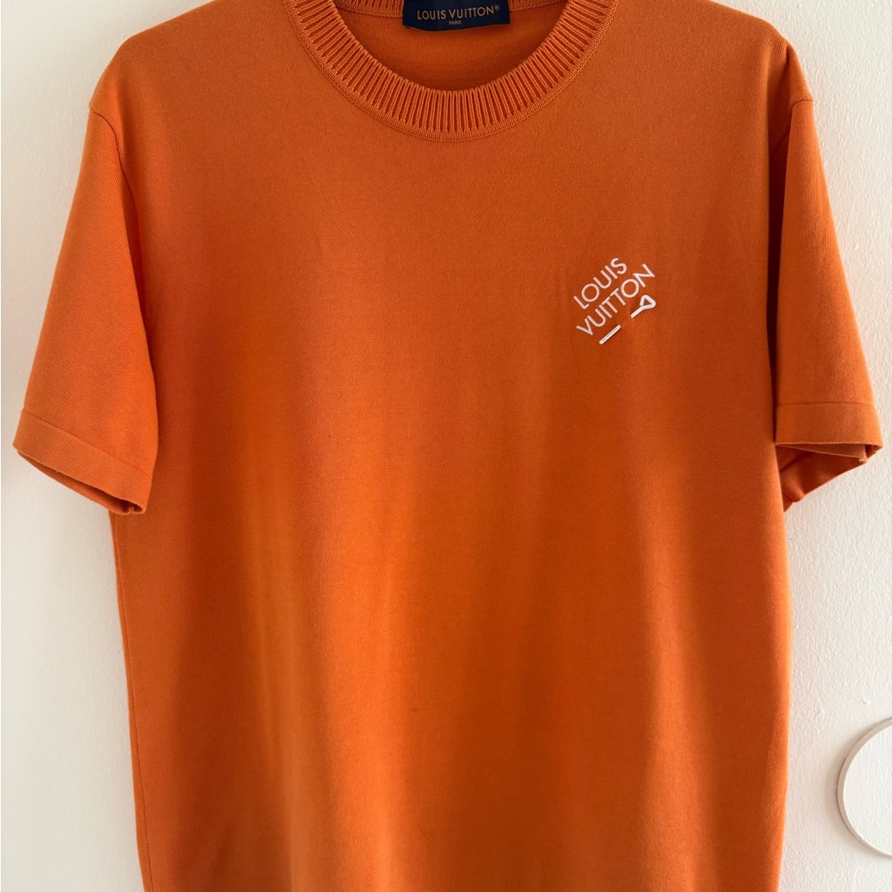 Louis Vuitton Orange Short Sleeve Tee